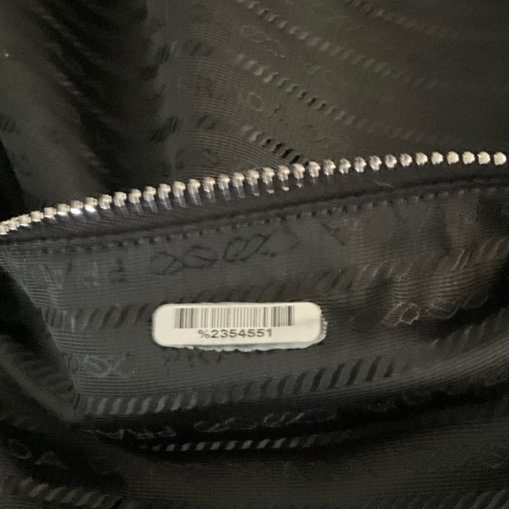 Prada White Fleece Tote Bag - Picture 8 of 13